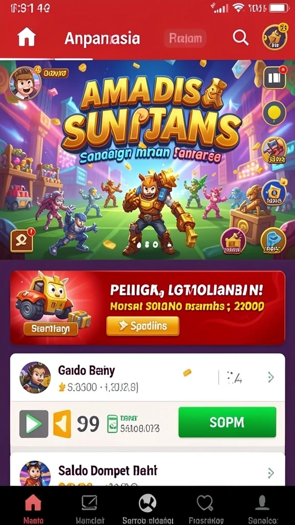 Menu navigasi yang mudah digunakan dan jelas.
