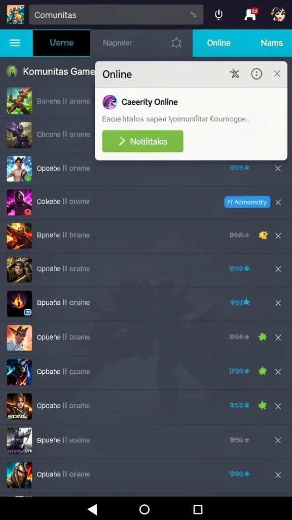 Screenshot aksi karakter dalam permainan dengan latar belakang menawan.