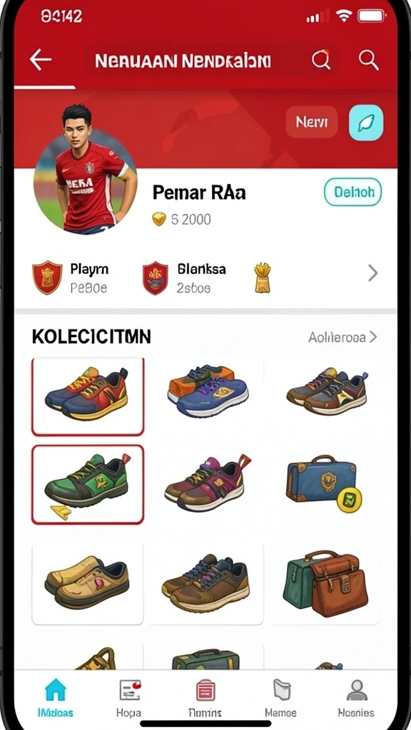 Tampilan antarmuka yang modern dan user-friendly.