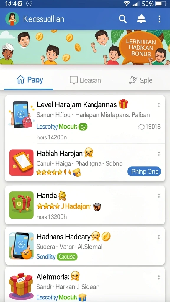 Mode permainan yang bervariasi dan menyenangkan.
