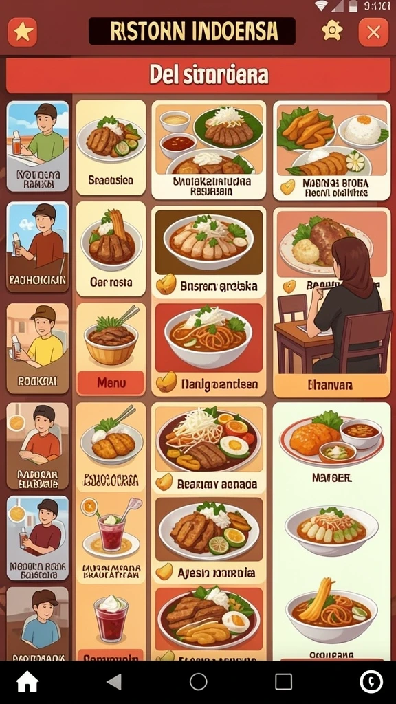 Screenshot menampilkan karakter baru yang penuh warna.
