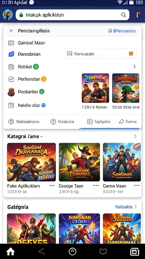 Tema permainan yang beragam dan menyenangkan.