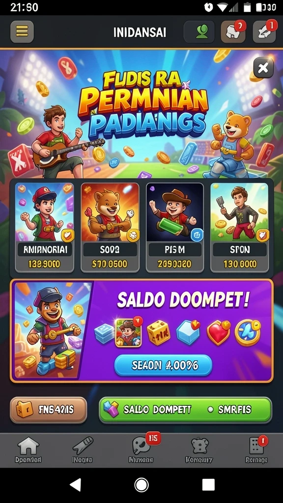 Gameplay yang dinamis dengan rintangan seru.