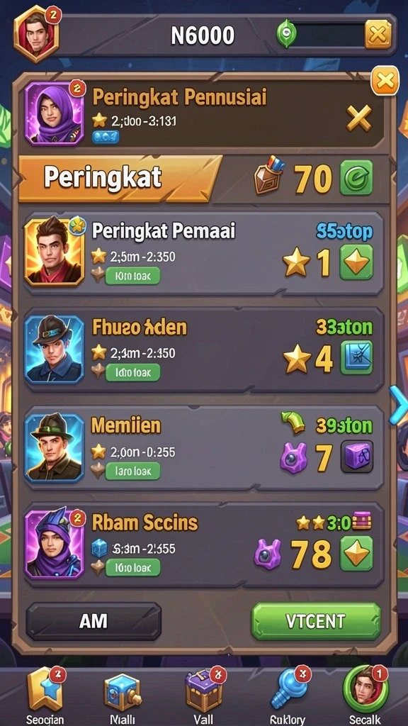 Momen seru dalam pertandingan yang menegangkan.