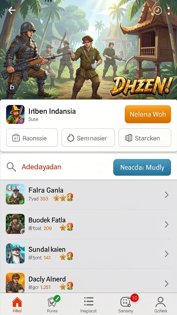 Sistem upgrade karakter yang menarik.