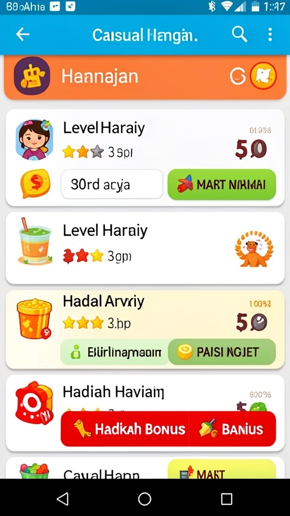 Pengalaman bermain sosial yang seru.
