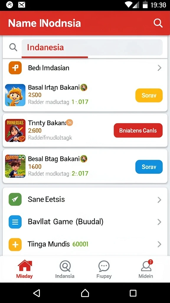 Screenshot saat pemilihan karakter sebelum memulai permainan.