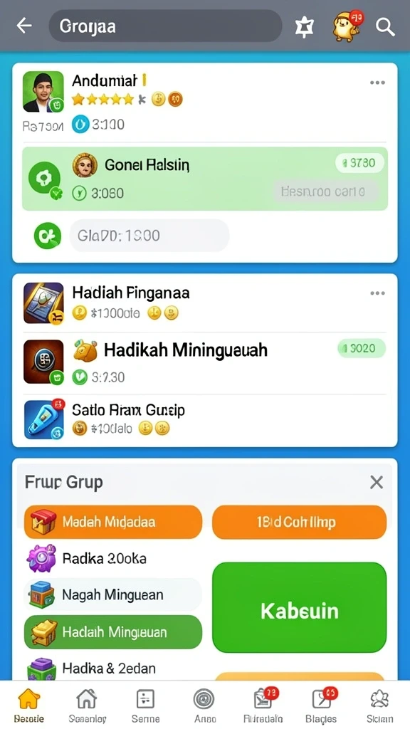 Karakter beragam dengan kemampuan unik di setiap level.