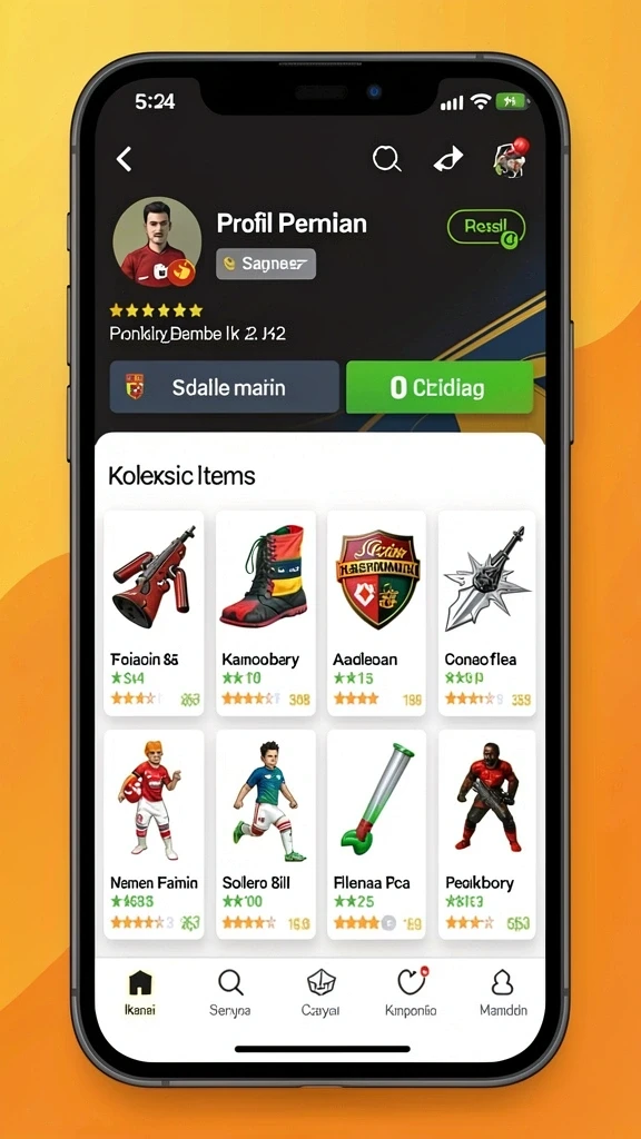 Tampilan awal yang memukau dengan detail karakter.