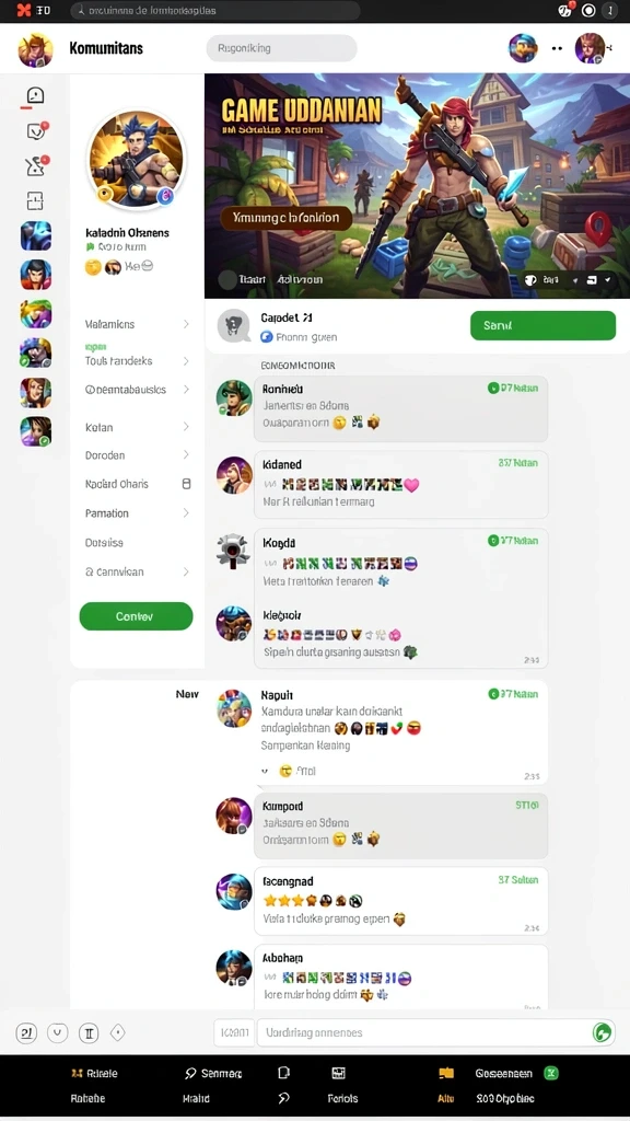 Tampilan antarmuka yang user-friendly dan mudah dinavigasi.