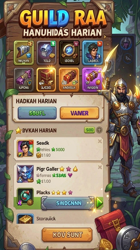 Tampilan awal yang menarik dan mudah dinavigasi.