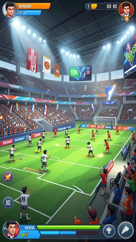 Fitur interaksi untuk berkomunikasi dengan pemain lain.