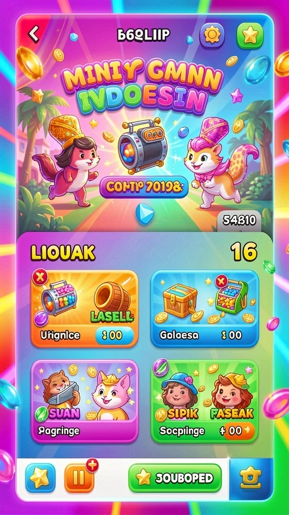 Berbagai pilihan permainan yang menantang.