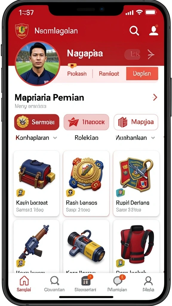 Beragam permainan judi yang dapat dipilih.