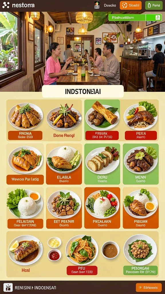 Grafis yang menawan dan berwarna-warni.