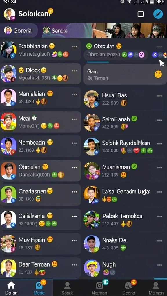 Tampilan antarmuka pengguna yang menarik dan intuitif.