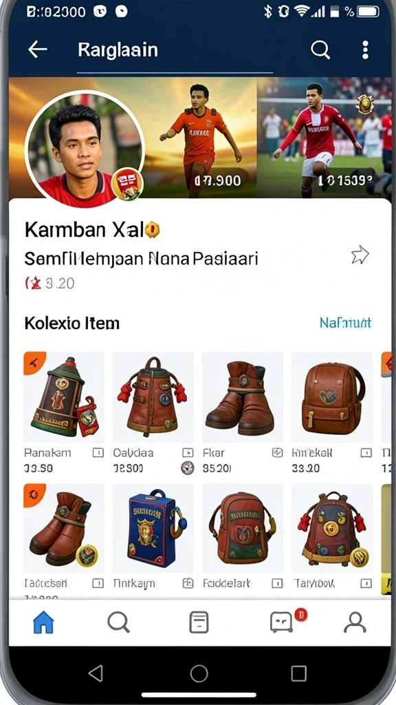Screenshot menunjukkan antarmuka permainan yang menarik.
