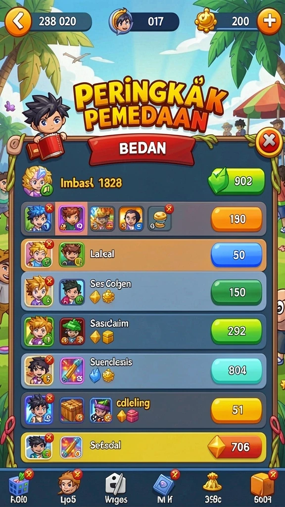 Tampilan antarmuka yang sederhana dan menarik.