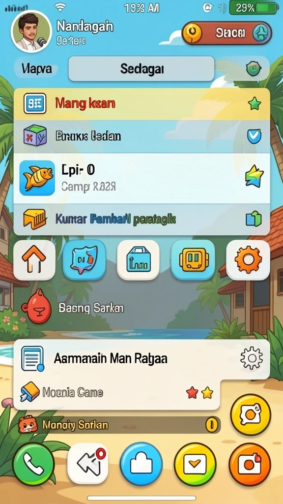 Tampilan antarmuka yang menarik dan mudah digunakan.