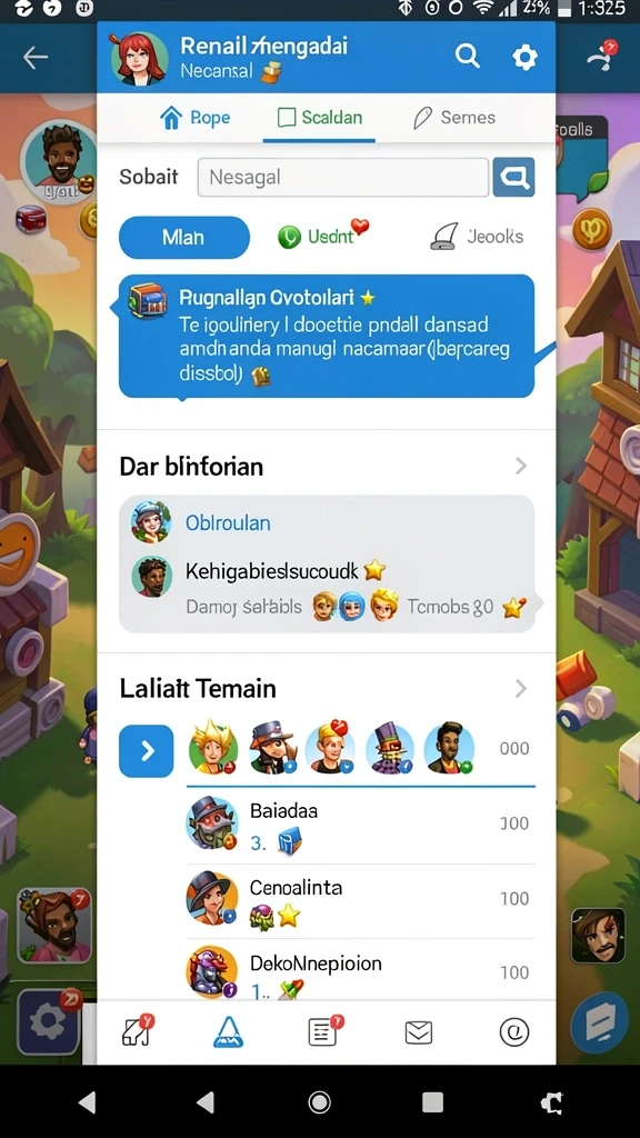 Tantangan harian untuk meningkatkan keterampilan.