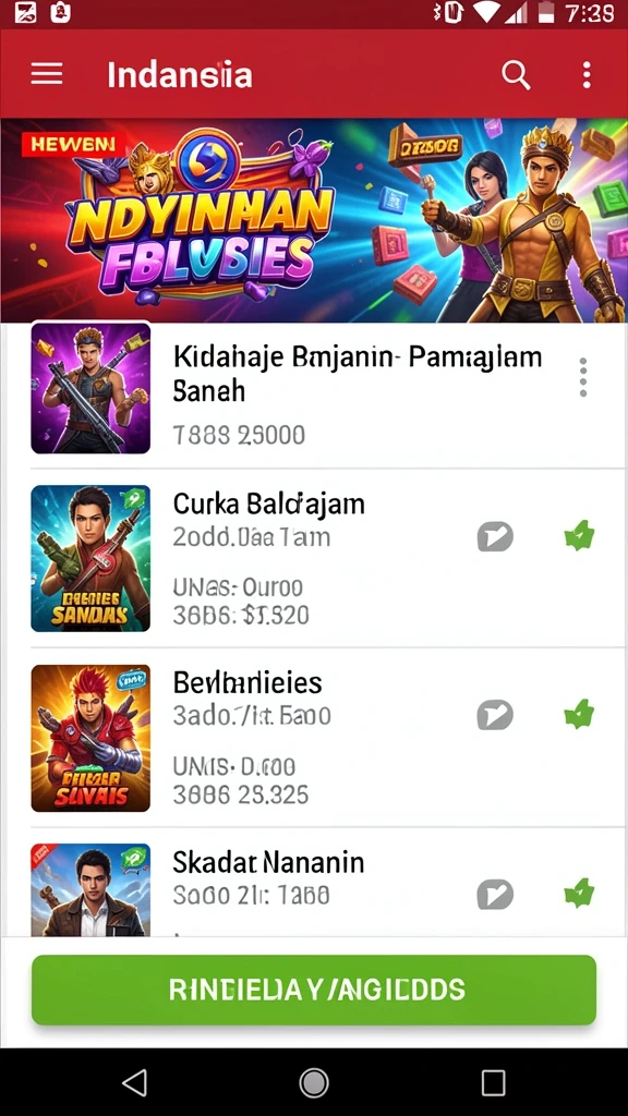 Banyak pilihan permainan slot dengan tema menarik.