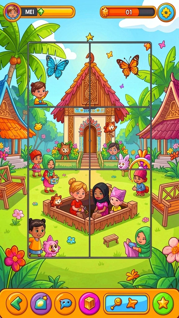 Grafis yang memukau dengan detail yang mengagumkan.