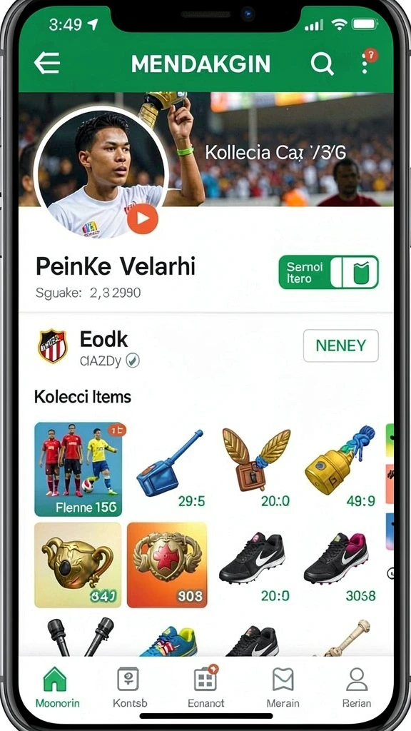 Karakter-karakter unik dengan desain yang eye-catching.