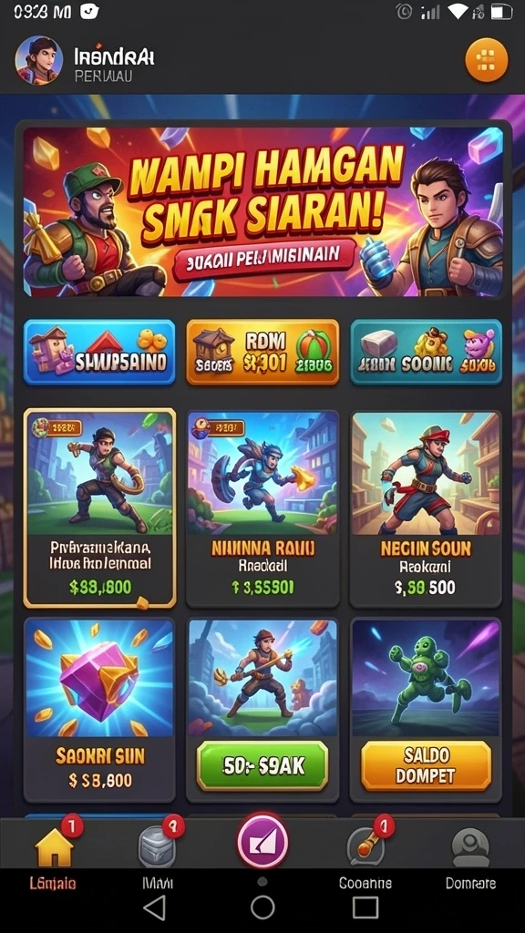 Desain tema slot yang beragam dan unik.