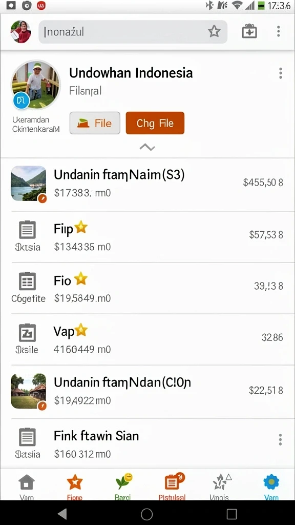 Tampilan utama aplikasi SPY77 yang menarik.