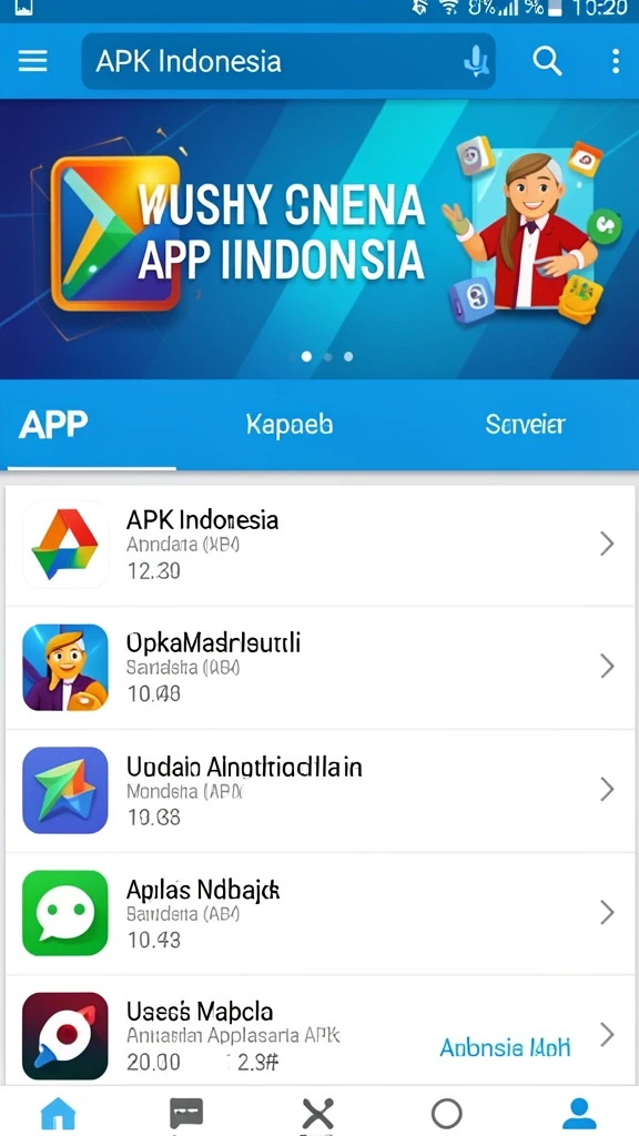 Tampilan awal yang menarik dan memikat.
