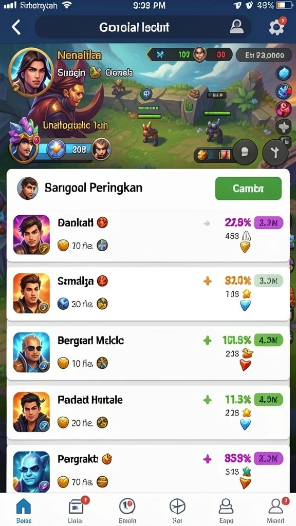 Pengaturan permainan yang mudah dipahami.
