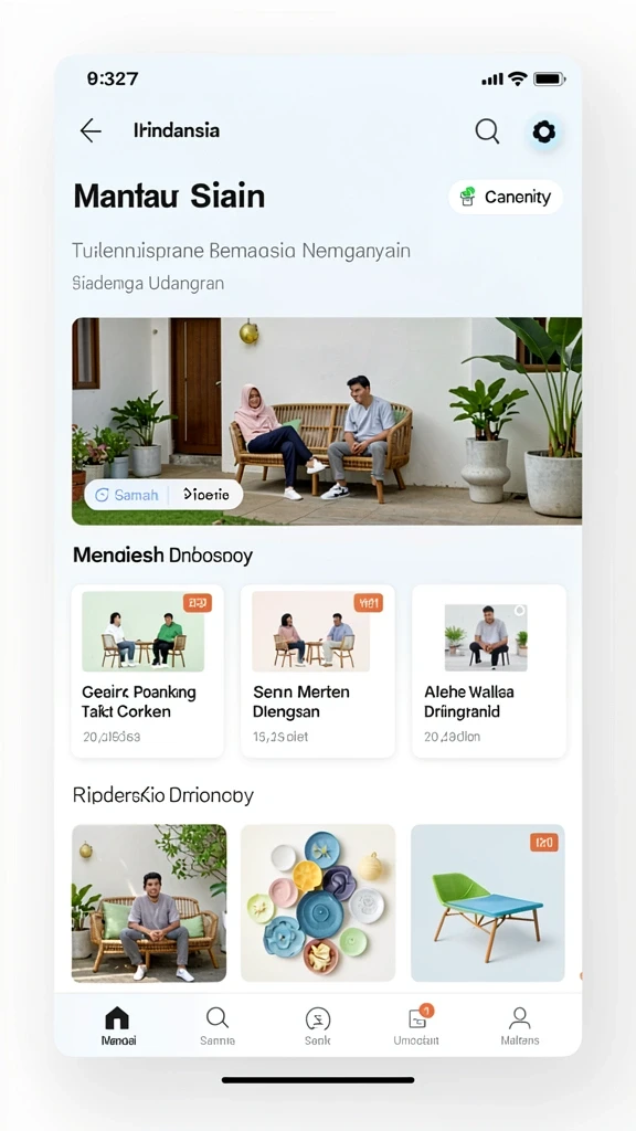 Tampilan antarmuka yang intuitif dan user-friendly.