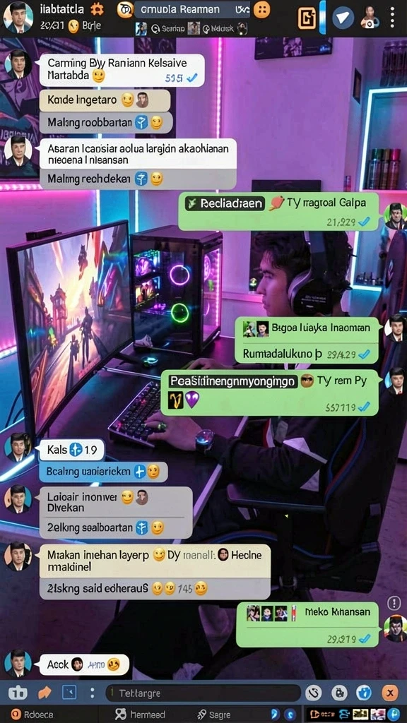 Mode multiplayer memungkinkan interaksi dengan pemain lain.