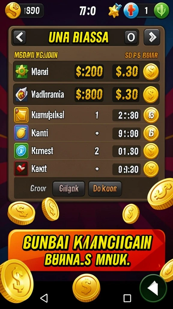 Screenshot fitur taruhan langsung yang memudahkan pengguna.